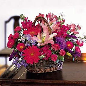 Joyous Floral Basket
