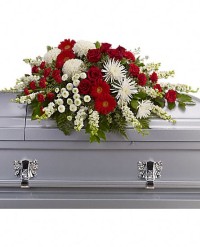 Strength and Wisdom Casket Spray
