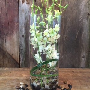 Ivory Orchid Vase