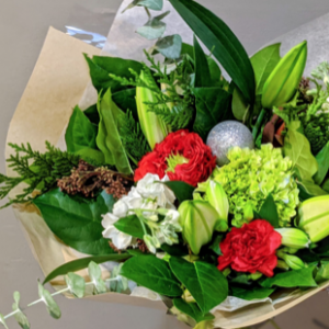 Festive Hand Tied Bouquet