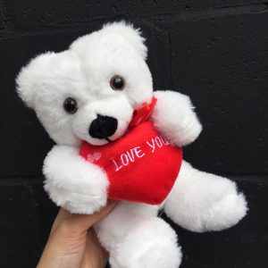 Lovebug Teddy Bear - Polar White