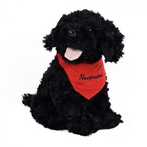 Black Newfoundland Dog Plush