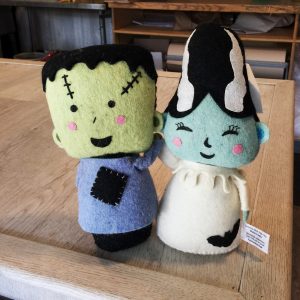 Frankencouple Felt Plush Duo