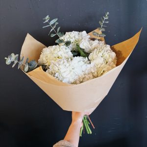 Handtied Hydrangea Bouquet -5 Stem